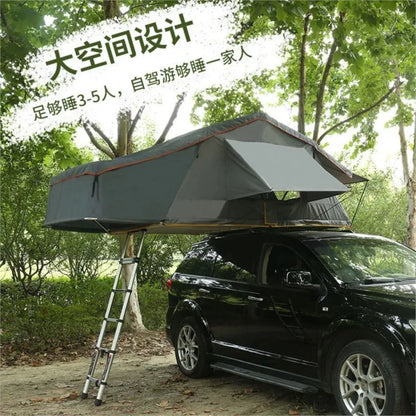 Outdoor Camping Automatic Self-Driving Soft Top Folding Extended Easy-to-Put-up Rainproof SUV Roof Top Tent