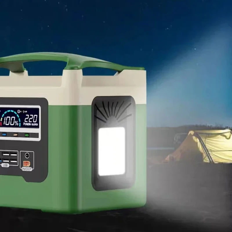 220V Portable Energy Storage Power Supply, 1500W/1000Wh Outdoor Power Station，camping Large CapacityOutdoor Mobile Power Supply,