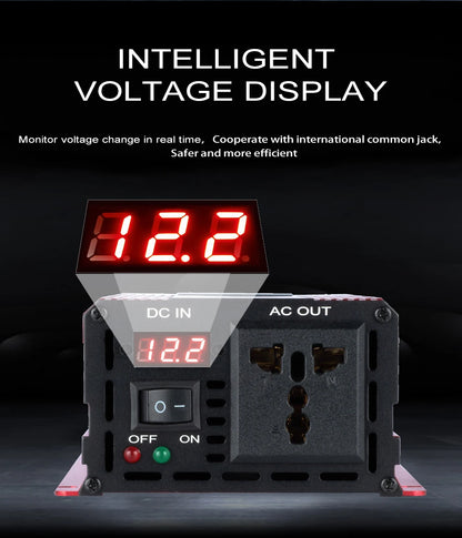 pure sine wave inverter 12V to 220V 1600W 2200W 3000W 4000W DC to AC voltage converter 12 220 mini-car power supply