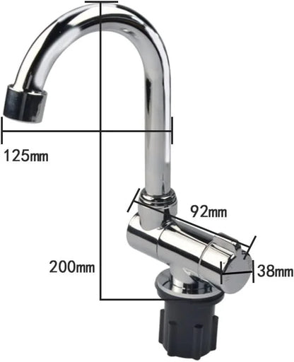 Caravan Camping Stainless Steel Hand Wash Basin Sink with Tempered Glass Lid Camper Accessories RV Stainless Steel Covered Sink