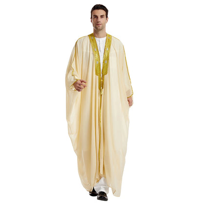 Eid Muslim Men Boy Kids Jubba Thobe Kimono Abaya Dress Islamic Ramadan Robe Saudi Arabic Musulman Caftan Dubai Djellaba Kebaya