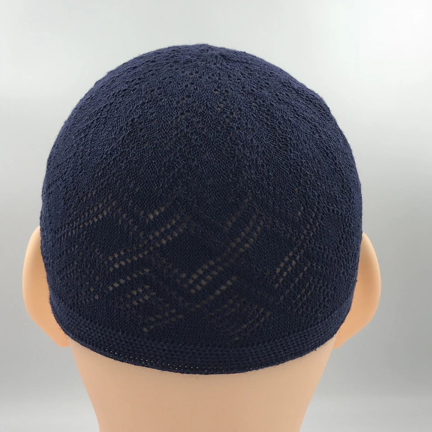Islamic Clothing Mesh Muslim Hat for Prayer Jewish Winter for Men Hui Worship Kufi Knitted Cap Solid Color Saudi Arabic