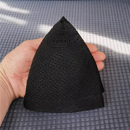 Islamic Hat Clothing Mesh Muslim Hat for Prayer  for Men Worship Hat Kufi Knitted Cap Solid Color Saudi Arabic  Hat