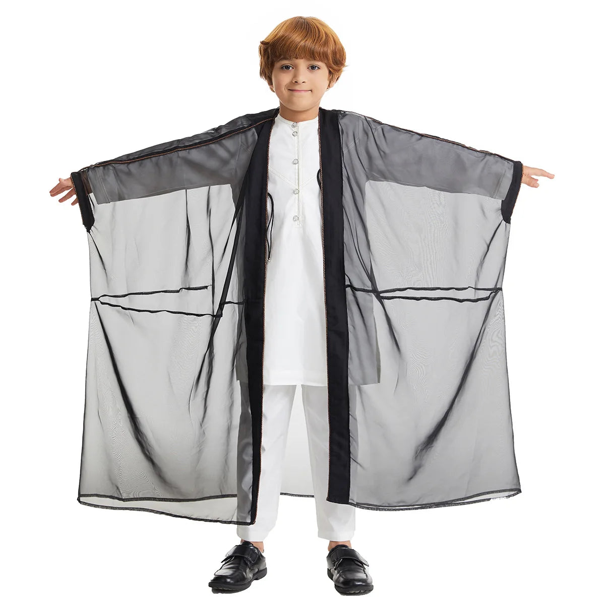 Middle East Kids Boy Robe Muslim Dress Kimono Dishdasha Islamic Dubai Saudi Abaya Prayer Abaya Ramadan Jubba Thobe Arab Clothing