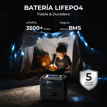 Bluetti Refurbished AC180 1800W 1152Wh Solar Generator Portable Power Station 36Ah LiFePO4 Powerstation APP Fast Charging