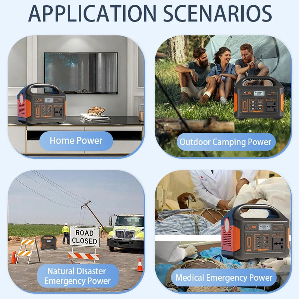 300W 71800mAh Portable Power Station 230WH Mobile Power Supply Solar Generator 220V/110V Charging Station Power Bank Camping