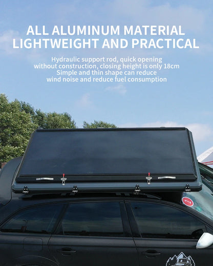 Z Shaped Camping Roof Tent Aluminum Hard Shell Rooftop Tent Outdoor Car Rooftop Tents Offroad Outdoor Camping