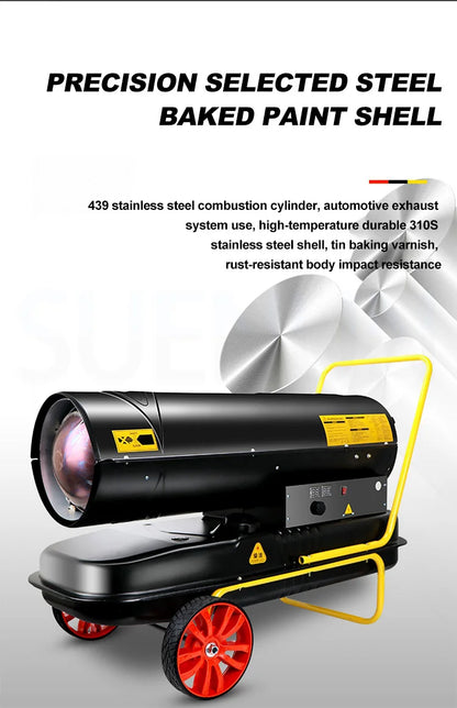 Commercial Fuel Heater Greenhouse Heater Industrial Diesel Air Heater Oil Heater Integrated Hot Air Fan Drying Calentadores de