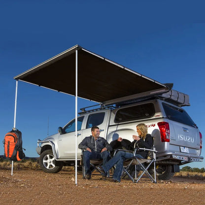 Caravan Awnings,Waterproof Retractable Car Awning Tent Outdoor Camper Tent Car Roof Side 4x4 Awning For SUV Caravan Privacy