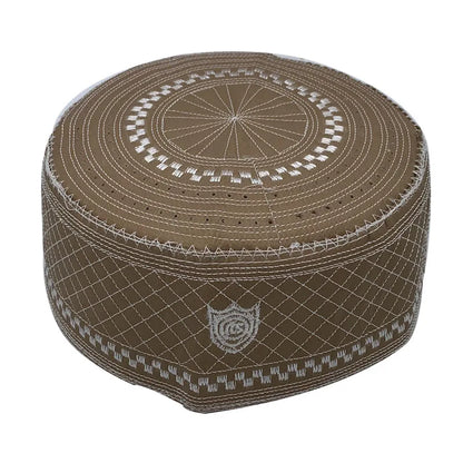 Muslim Men Prayer Hat Cotton Embroidery Men's Islam Ramadan Hats Islamic Clothing Accessories Caps Arabia Middle East Cap
