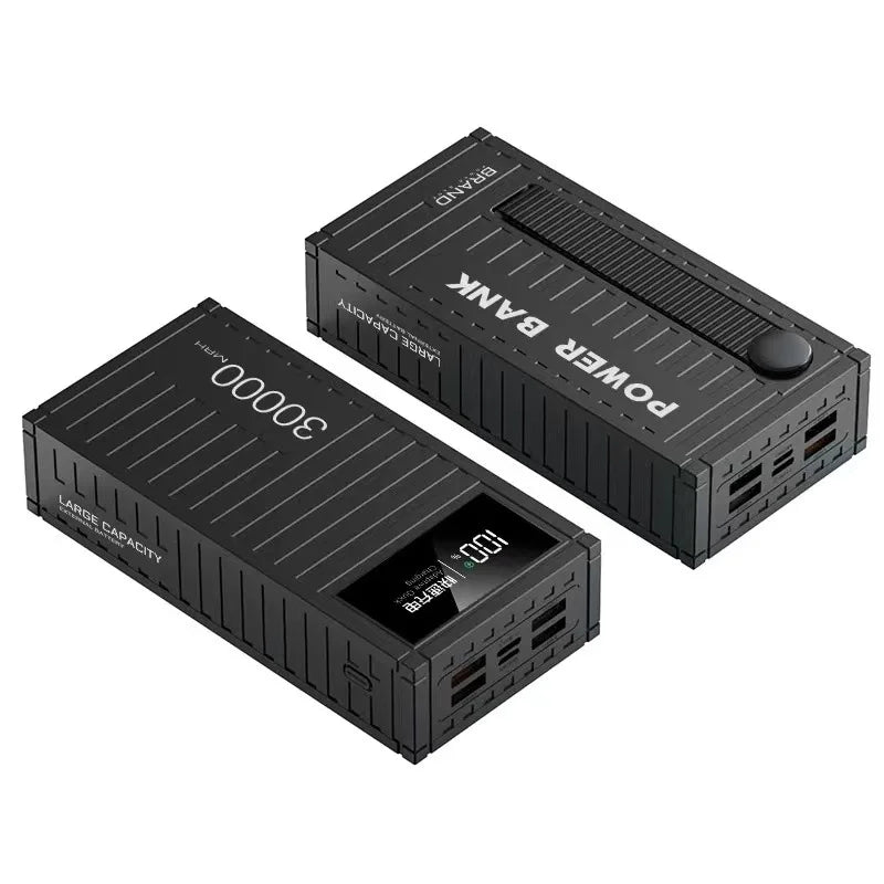 30000mAh Power Bank PD 20W Fast Charging Portable Outdoor Power Station Multifunctional USB Charger For Camping Home Outdoors