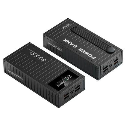 30000mAh Power Bank PD 20W Fast Charging Portable Outdoor Power Station Multifunctional USB Charger For Camping Home Outdoors