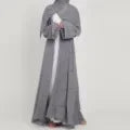 Hand made diamond beading Ramadan Eid Muslim dress long abayas robe fancy maxi French stylish modest Islamic wy1368 G1665
