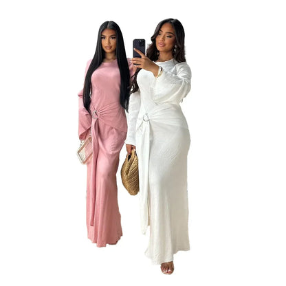 Evening Dress Women Dashiki Muslim Fashion Abaya African Clothes Robe Marocaine Luxury Dubai Kaftan Dress Vetement Big Size