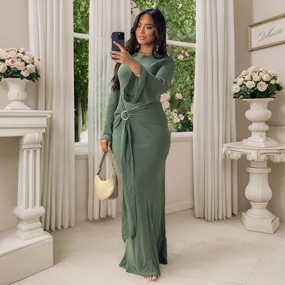 Evening Dress Women Dashiki Muslim Fashion Abaya African Clothes Robe Marocaine Luxury Dubai Kaftan Dress Vetement Big Size