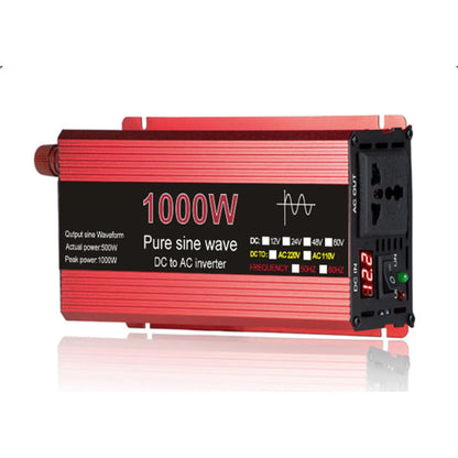Pure Sine Wave Inverter DC 12V/24V To AC 110V/220V 1000W 1600W 2000W 2200W Portable Power Bank Converter Solar Inverter