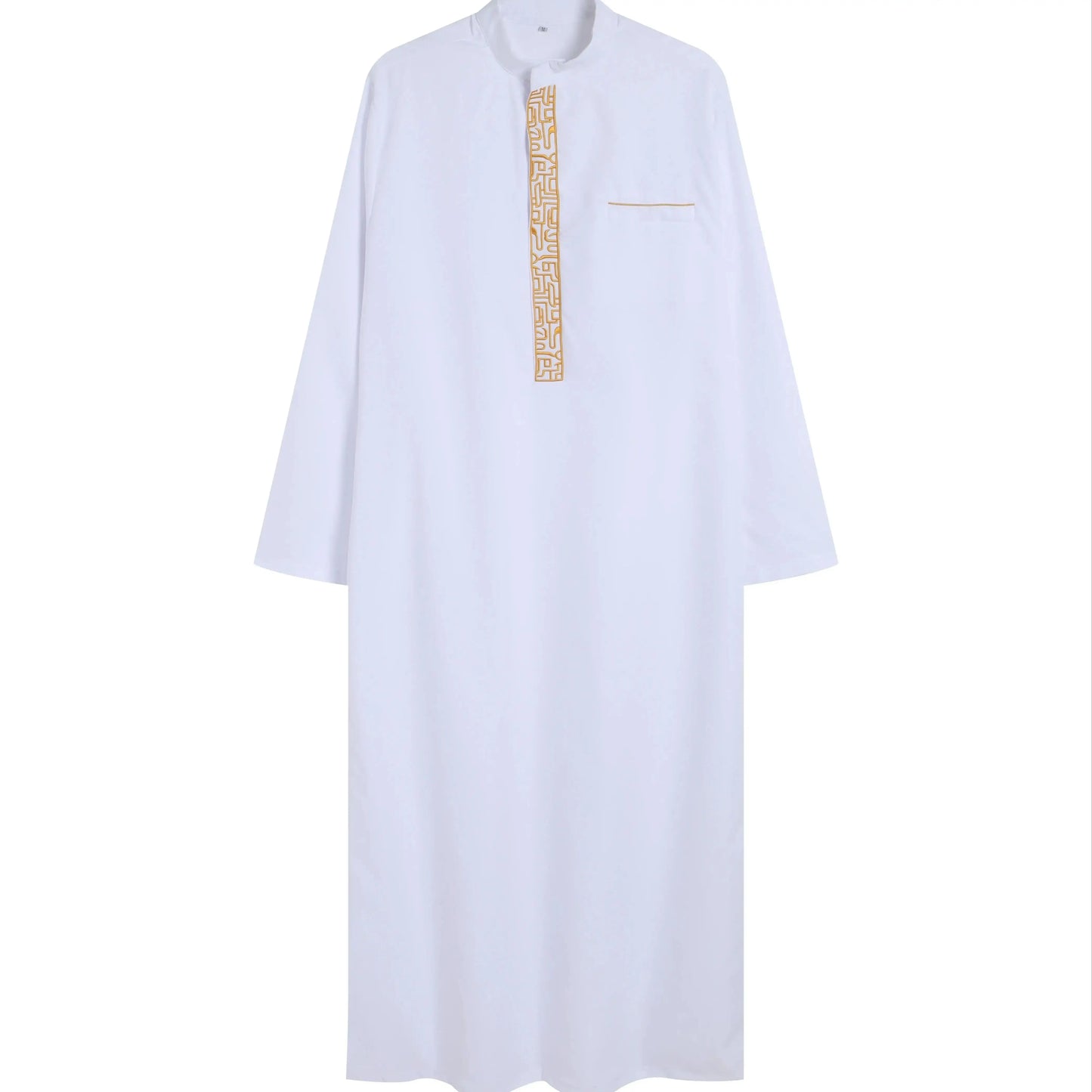 New Muslim Robe Mo Arab Ethnic Wind Sleeve Embroidery Festival Set Casual Men Abaya (M-4XL)