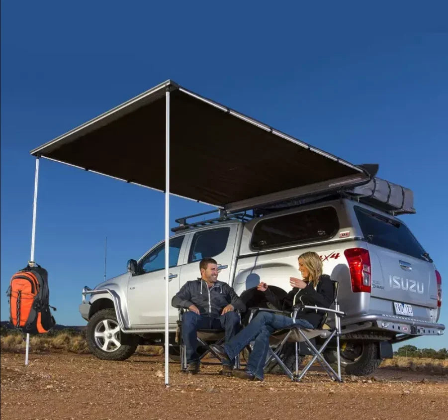 Caravan Awnings,Waterproof Retractable Car Awning Tent Outdoor Camper Tent Car Roof Side 4x4 Awning For SUV Caravan Privacy
