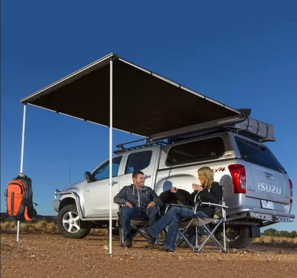 Caravan Awnings,Waterproof Retractable Car Awning Tent Outdoor Camper Tent Car Roof Side 4x4 Awning For SUV Caravan Privacy