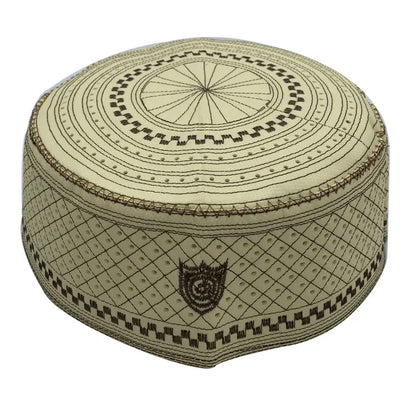 Muslim Men Prayer Hat Cotton Embroidery Men's Islam Ramadan Hats Islamic Clothing Accessories Caps Arabia Middle East Cap