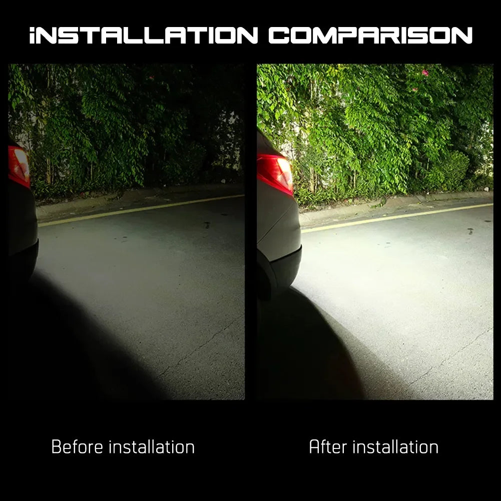 Car Truck Reverse Auxiliary Light High Brightness Night Reversing Parking LED Bulb Lights Universal Tail Lamp 12-24V
