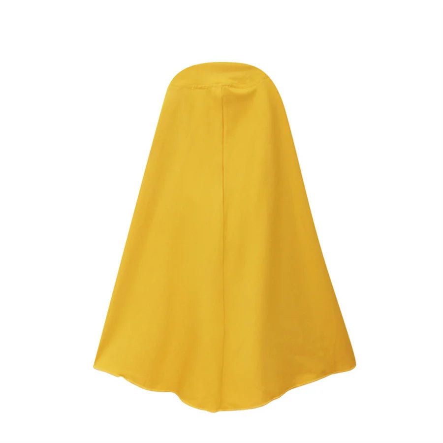 Patchwork Muslim Children 2 Pcs Prayer Dress Girls Hijab Abaya Ramadan Sets Arab Kids Headscarf Long Robe Islamic Kaftan Gown
