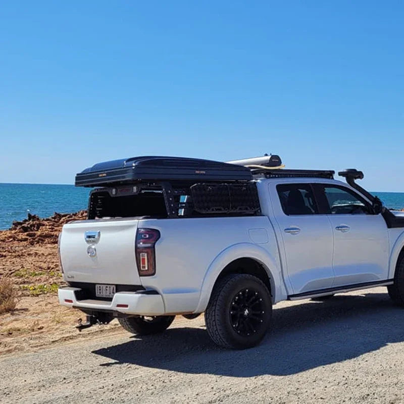 SAN HIMA UV Resistant Waterproof 4 Person Hard Shell Roof Top Tent ABS Clamshell Hardshell Car Rooftop Tent For 4x4 Camping