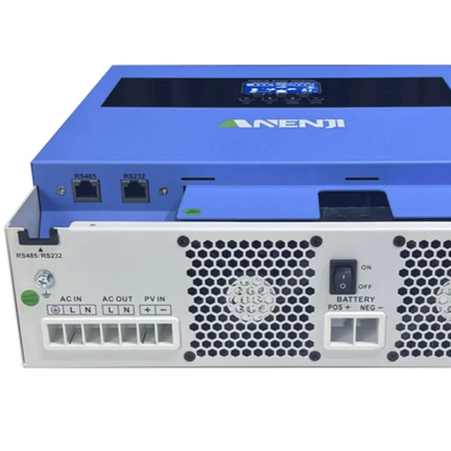 6.2KW 4KW Solar Inverter Hybrid 48V 24V Pure Sine Wave On Grid Off Grid MPPT 100A/120A Solar Charge Controller For PV 60-500V