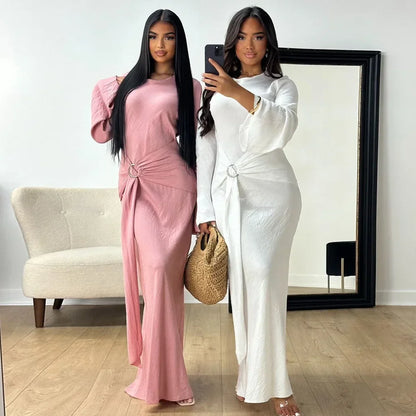 Evening Dress Women Dashiki Muslim Fashion Abaya African Clothes Robe Marocaine Luxury Dubai Kaftan Dress Vetement Big Size