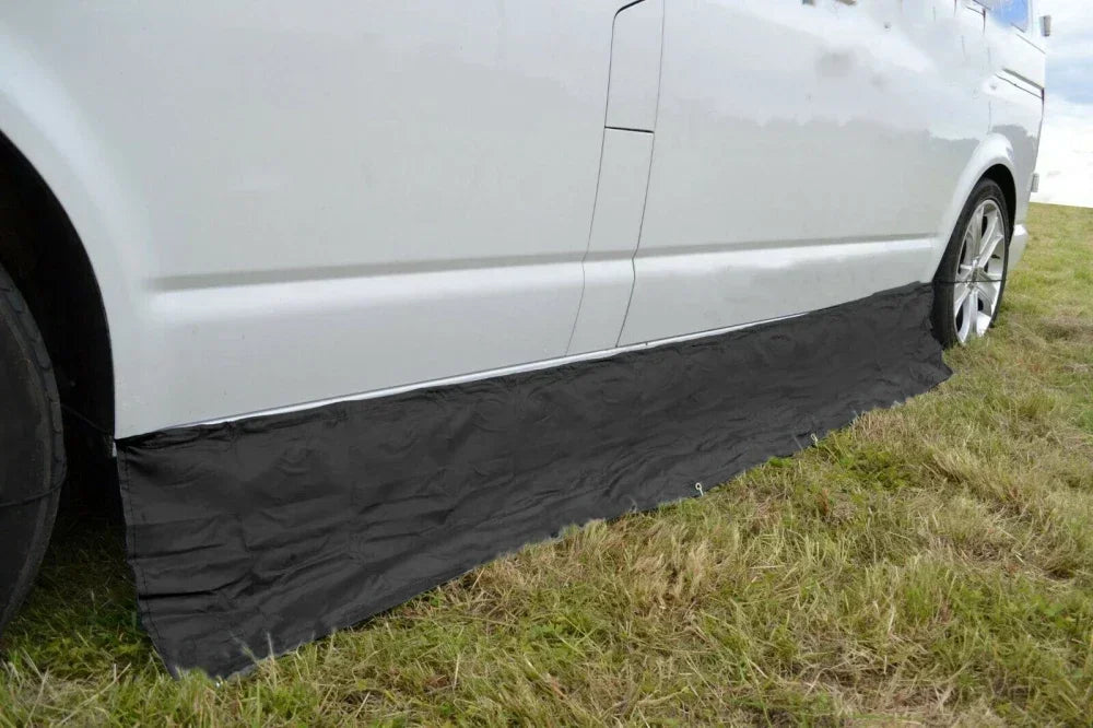 1set Campervan Motorhome Awning Skirt Draught Excluder Fits Most of Large Vans VW T5 T6 Size Large - 265cm