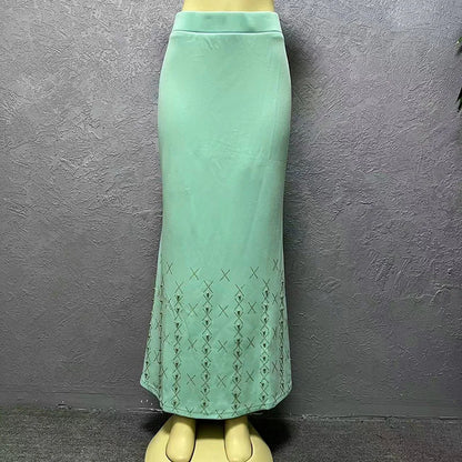 2 Piece Skirt Sets Abaya Muslim Dubai Turkey Islam Kaftans Long Hijab Dress Jalabiya Women Robe Musulman Caftan Marocain Longos