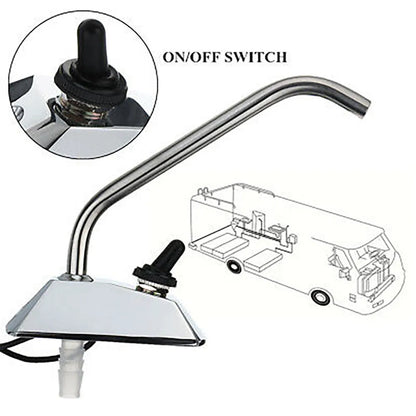 12V Galley Electric Water Pump Tap Faucet Water Tap W/ Switch For Caravan Boat Electrically Controlled Faucet Of RV Water System