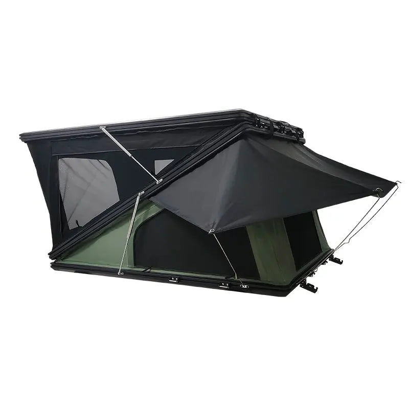 Z Shaped Camping Roof Tent Aluminum Hard Shell Rooftop Tent Outdoor Car Rooftop Tents Offroad Outdoor Camping