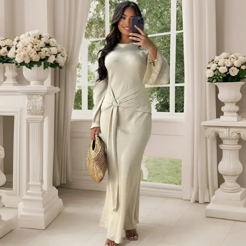 Evening Dress Women Dashiki Muslim Fashion Abaya African Clothes Robe Marocaine Luxury Dubai Kaftan Dress Vetement Big Size