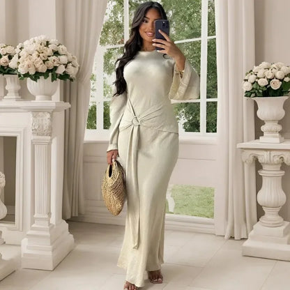 Evening Dress Women Dashiki Muslim Fashion Abaya African Clothes Robe Marocaine Luxury Dubai Kaftan Dress Vetement Big Size