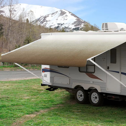 6.6x8.2/8.2x8.2 rv Camping Car Side Shade Awning For Car With Retractable Car/Roof Side Awnings