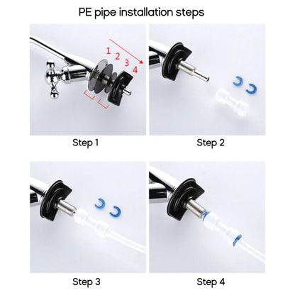 2024 New Water Purifier Drinking Water Faucet Single Hole Sink Faucet Drinking Water Faucet with Fittings 1/4-in Tube Faucet Tap