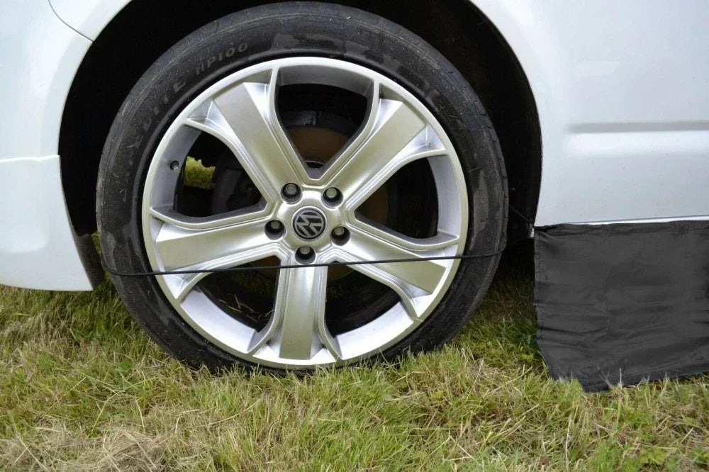 1set Campervan Motorhome Awning Skirt Draught Excluder Fits Most of Large Vans VW T5 T6 Size Large - 265cm