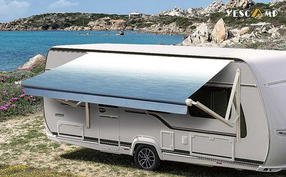 Caravan Awnings,RV Manual Camping Car Side Awning Motor Home Caravan Awning