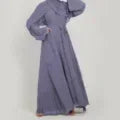 Hand made diamond beading Ramadan Eid Muslim dress long abayas robe fancy maxi French stylish modest Islamic wy1368 G1665
