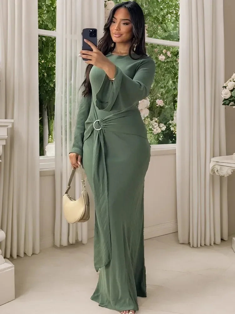Evening Dress Women Dashiki Muslim Fashion Abaya African Clothes Robe Marocaine Luxury Dubai Kaftan Dress Vetement Big Size