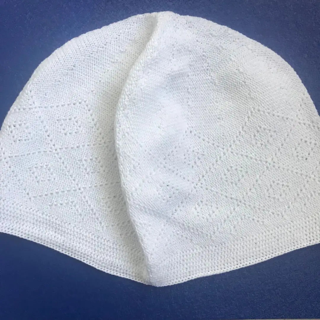 Islamic Clothing Mesh Muslim Hat for Prayer Jewish Winter for Men Hui Worship Kufi Knitted Cap Solid Color Saudi Arabic