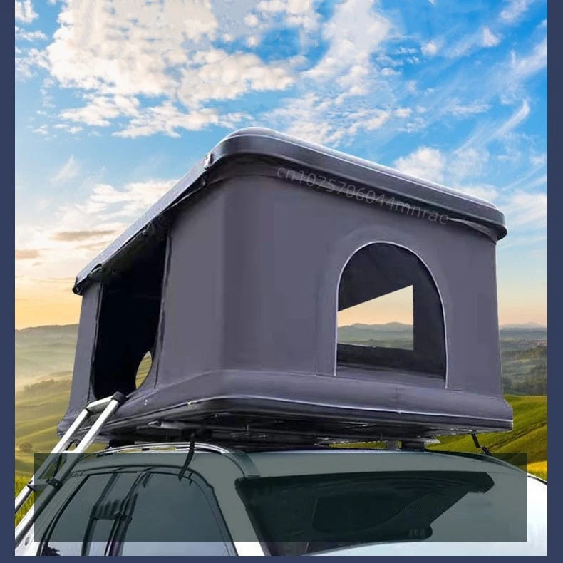 Roof Tent ABS Shell Camping Off Road Outdoor Car Tent Rain Proof with Aluminum Alloy Ladder Self Driving Camping