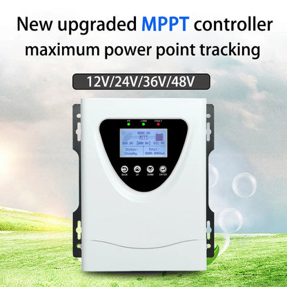 MPPT 60A 50A 30A  100A 150VDC Solar Charge Controller With LCD DISPLAY RS485 interface For12V 24V 36V 48V Home Solar System