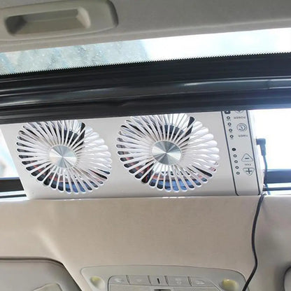 Bed Car Silent Double Exhaust Air Inlet Double Fan Car Fan Exhaust Fan Low Noise Heat Dissipation Efficient Cleaning Unive