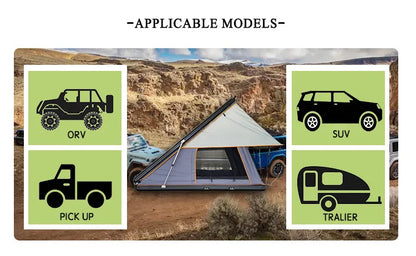Factory Price Ultra-Thin Light Weight Rooftop Tent Aluminum Camping Car Roof Tent Hard Shell Roof Top Tent For Car