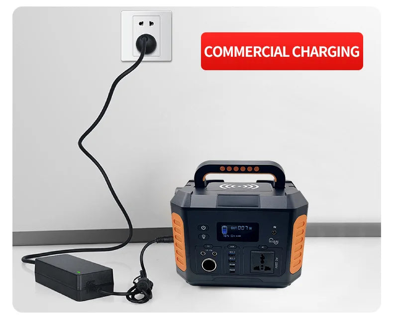 Portable Power Station 139200mAh 500W original Power Bank Charger 110V/220V lithium battery Outdoor camping portable charger