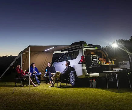 Caravan Awnings,Waterproof Retractable Car Awning Tent Outdoor Camper Tent Car Roof Side 4x4 Awning For SUV Caravan Privacy