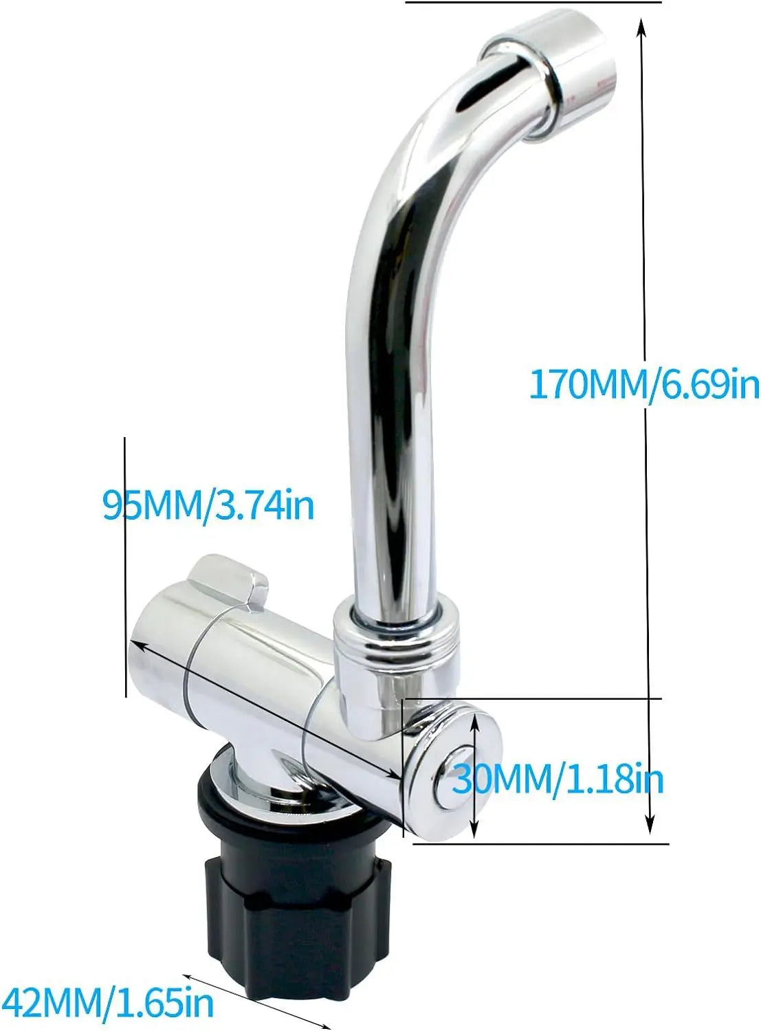 Caravan Camping Stainless Steel Hand Wash Basin Sink with Tempered Glass Lid Camper Accessories RV Stainless Steel Covered Sink