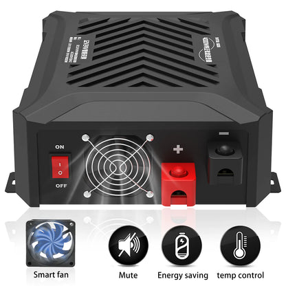 DATOU BOSS Pure Sine Wave Inverter 12v 24v 1200w 2300w Two Voltages Support dc ac Inverter 12v to 220v EU Peak Power 4000W